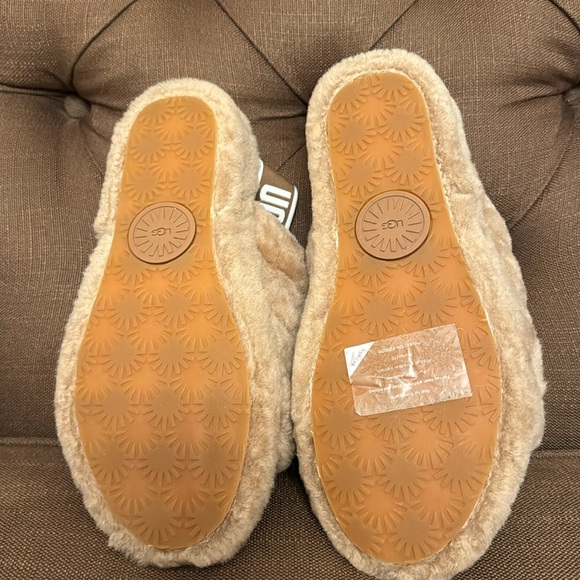 Ugg Womens Fluff Yeah Shearling Slingback Slide Slippers size 9 - Picture 4 of 5